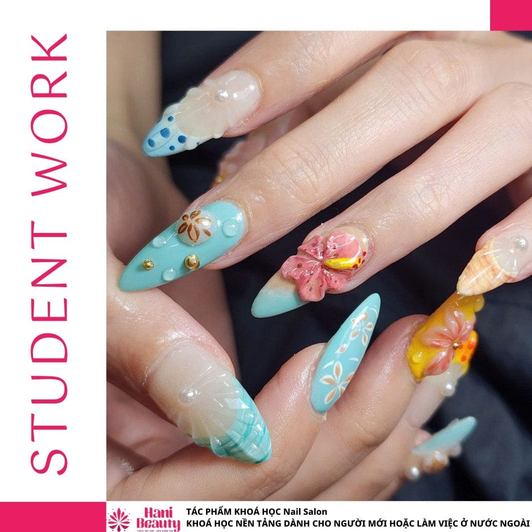 khoa hoc nail cap toc Ms Hani