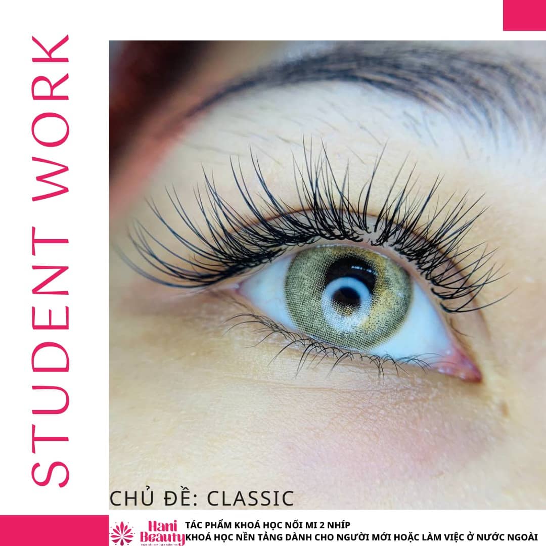 Học nối mi classic chất lượng cao – Giảng viên kèm cặp, 80% thực hành
