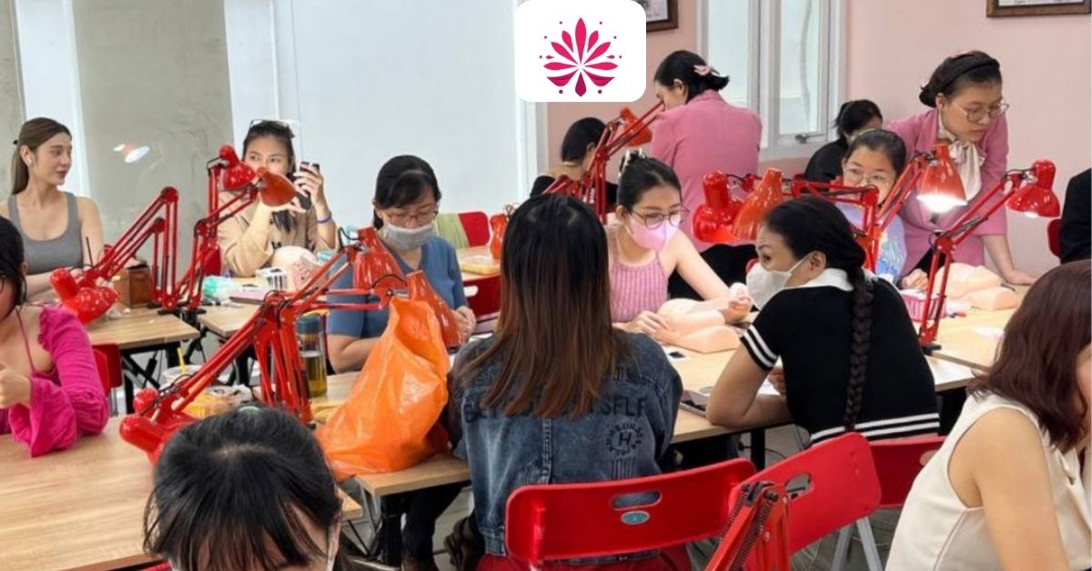 Khóa Học Nối Mi Uy Tín Khóa 2 Tháng Chỉ Với 7 Triệu Đồng 12 Học nối mi tại trung tâm không lo phát sinh chi phí