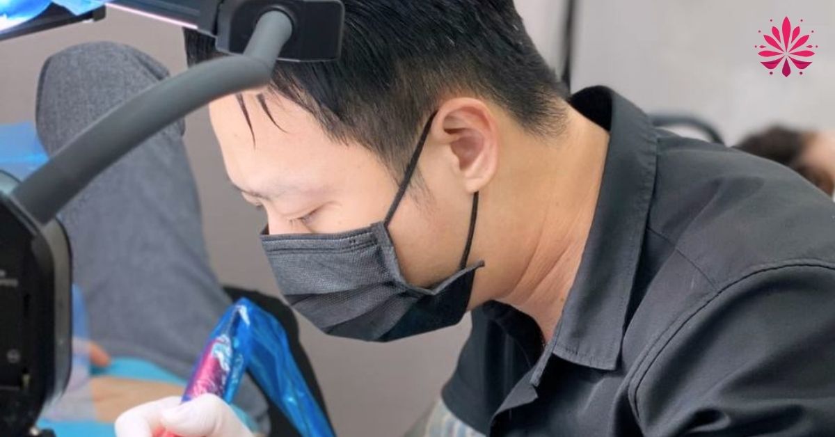 Dạy Phun Xăm Thẩm Mỹ Cho Người Mới Hoàn Lại 5% Học Phí 14 Lộ trình đào tạo nghề phun xăm tại trung tâm bao gồm 8 phần