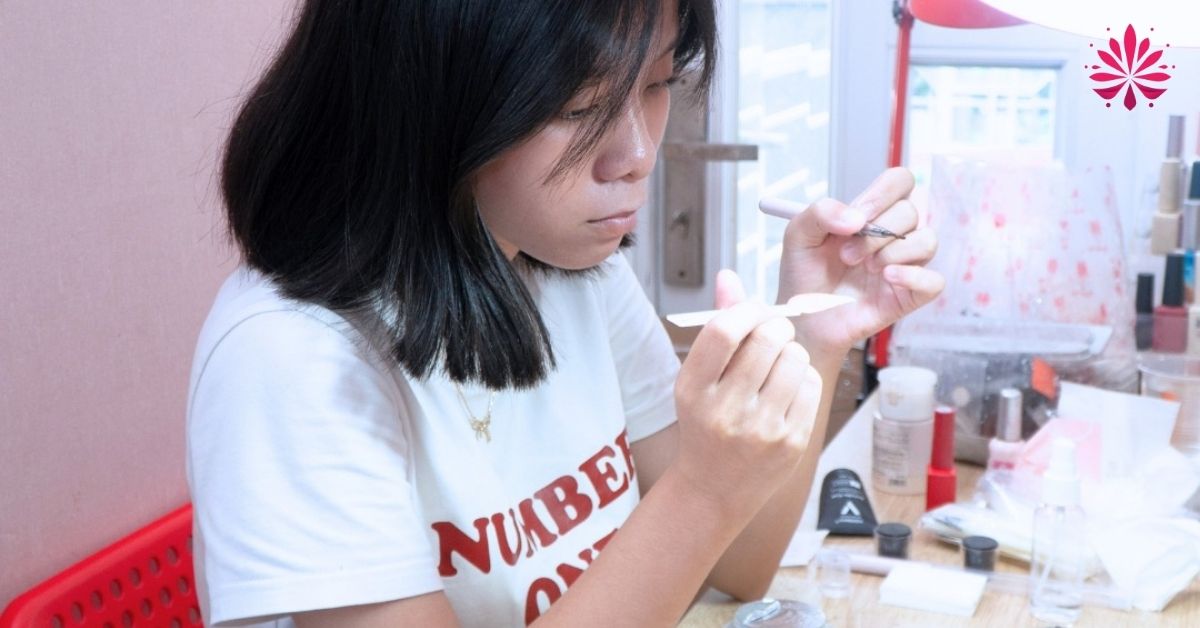 Anh chị em có thể tham gia lớp Nail ca sáng tại Hani Academy