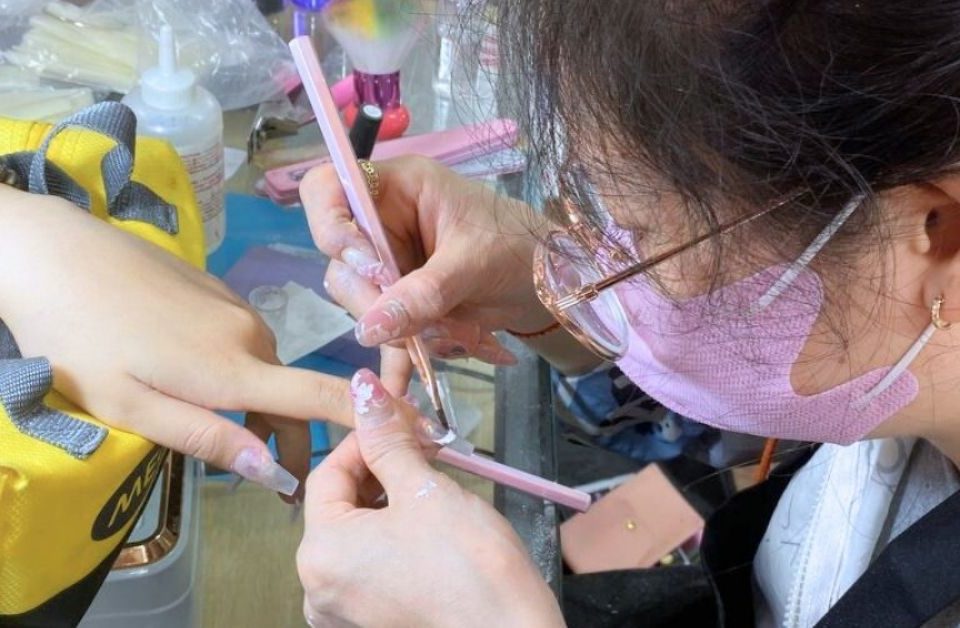 học nail căn bản hani beauty